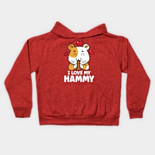 I Love My Hammy Kids Hoodie